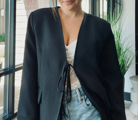 Tie Me Up Blazer