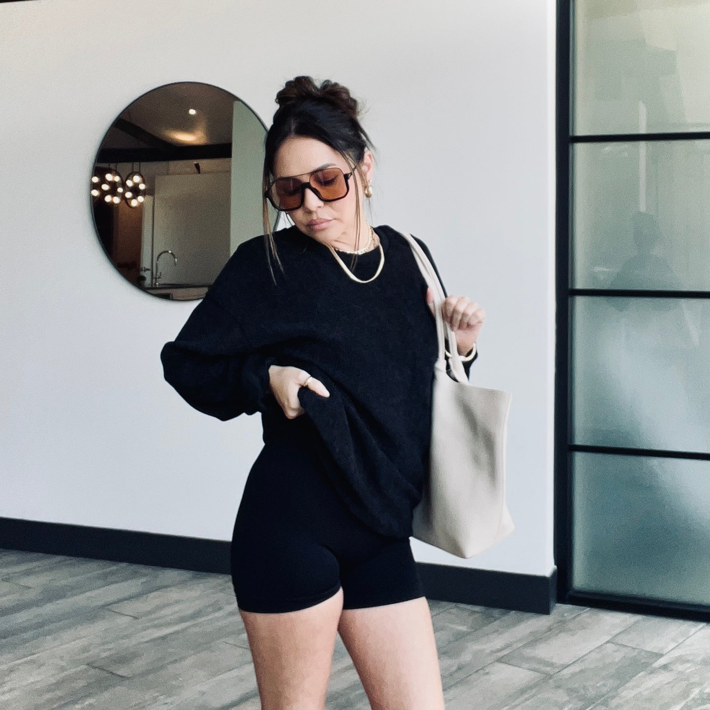 Effortless Oversized Pullover – Slouchy Washed Rib Knit