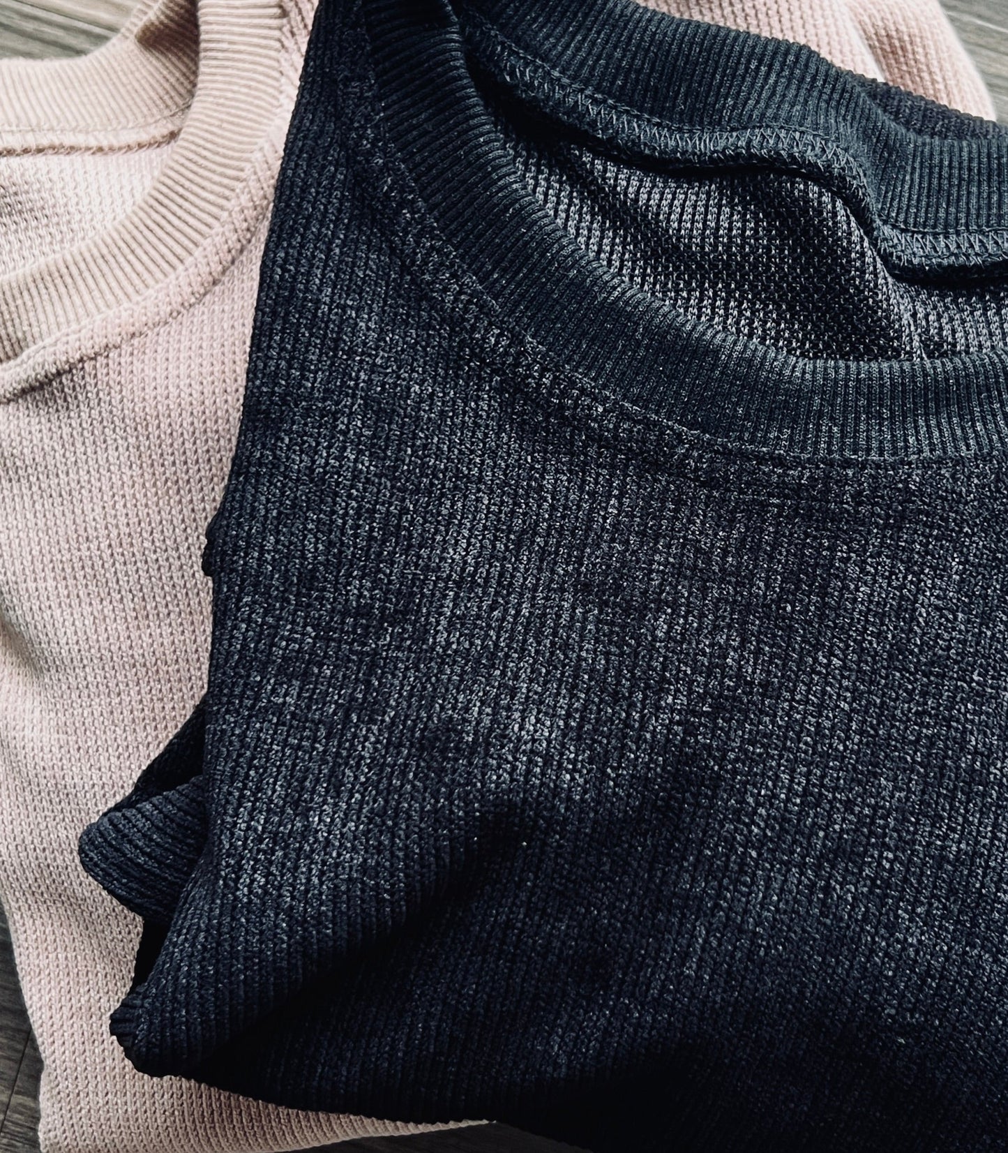 Effortless Oversized Pullover – Slouchy Washed Rib Knit